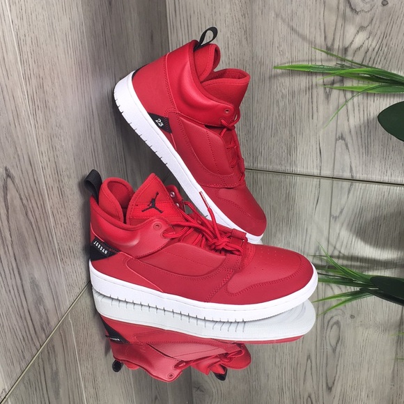 Nike Shoes - Nike WMNS Jordan Fadeaway (GS) gym red/black-white